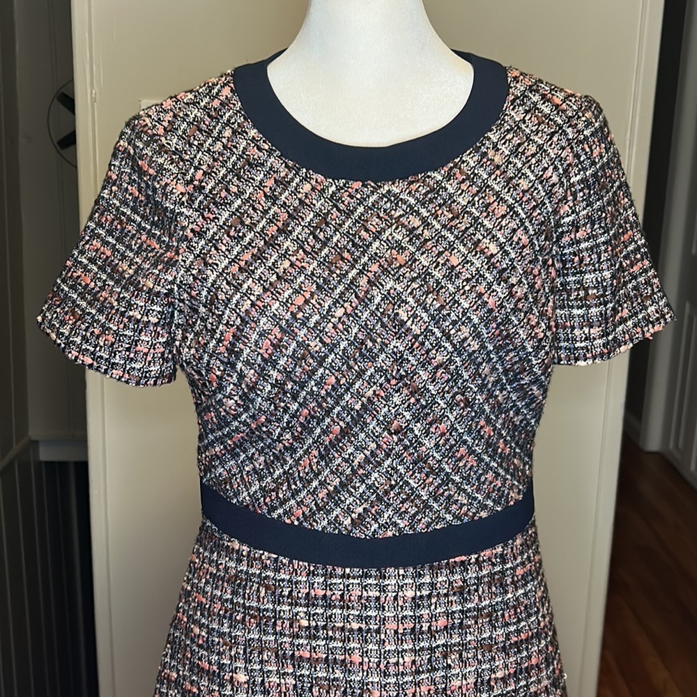 Gal Meets Glam Marley Tweed Boucle Dress Size 4 - Picture 6 of 14